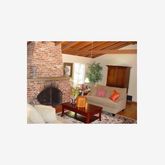 a outdoor living space with furniture