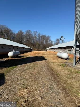 a view of a door of the house