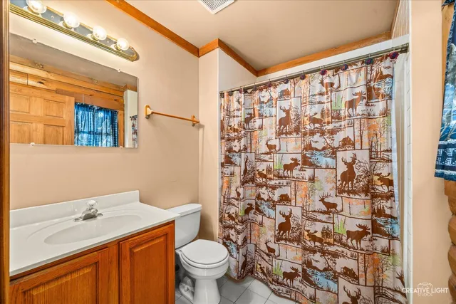 a view of a livingroom with an empty room