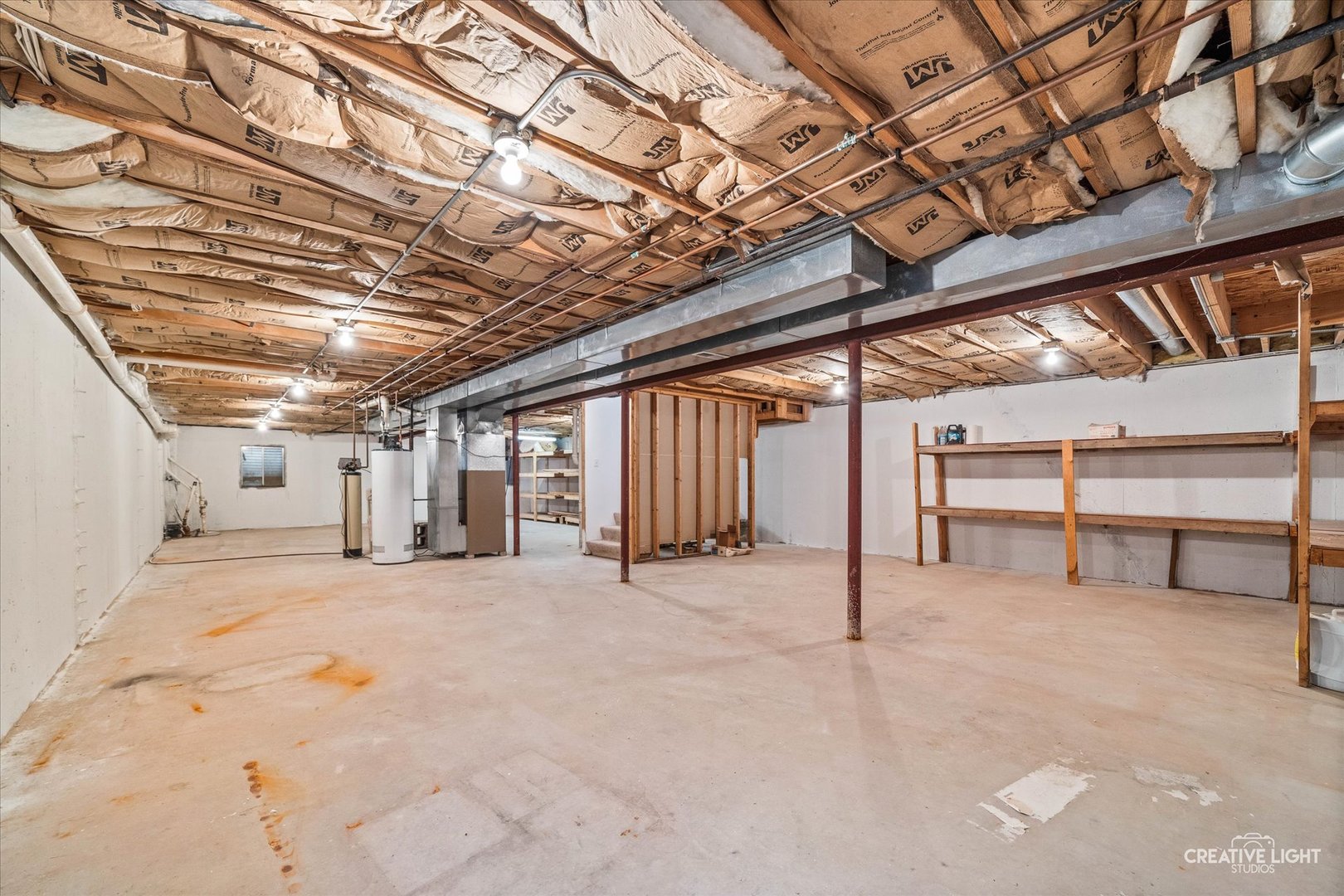 122 Belle Rive Drive Millington, IL 60537 - Photo 24 of 31 a view of a empty room with wooden walls
