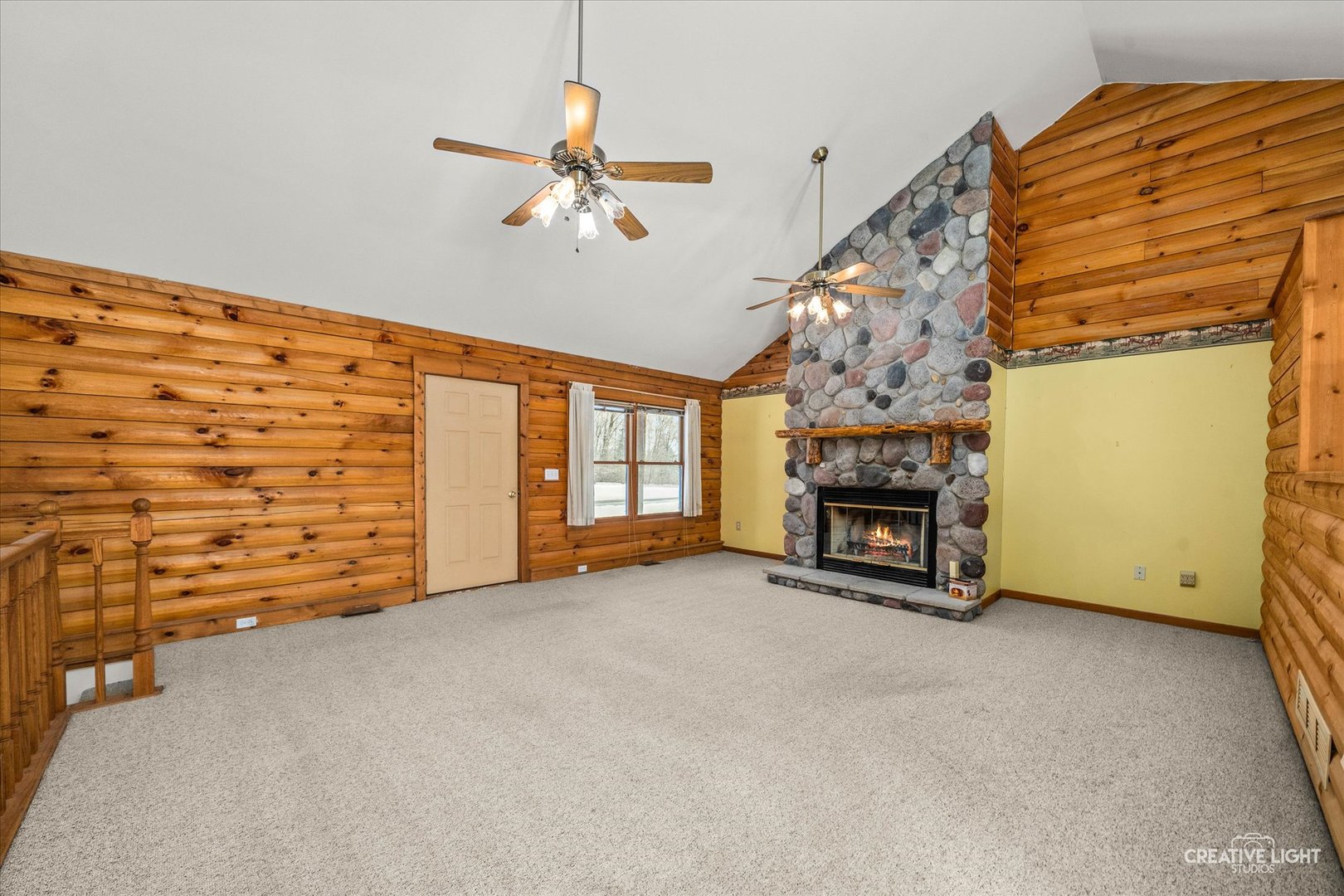 122 Belle Rive Drive Millington, IL 60537 - Photo 8 of 31 a view of an empty room with a fireplace