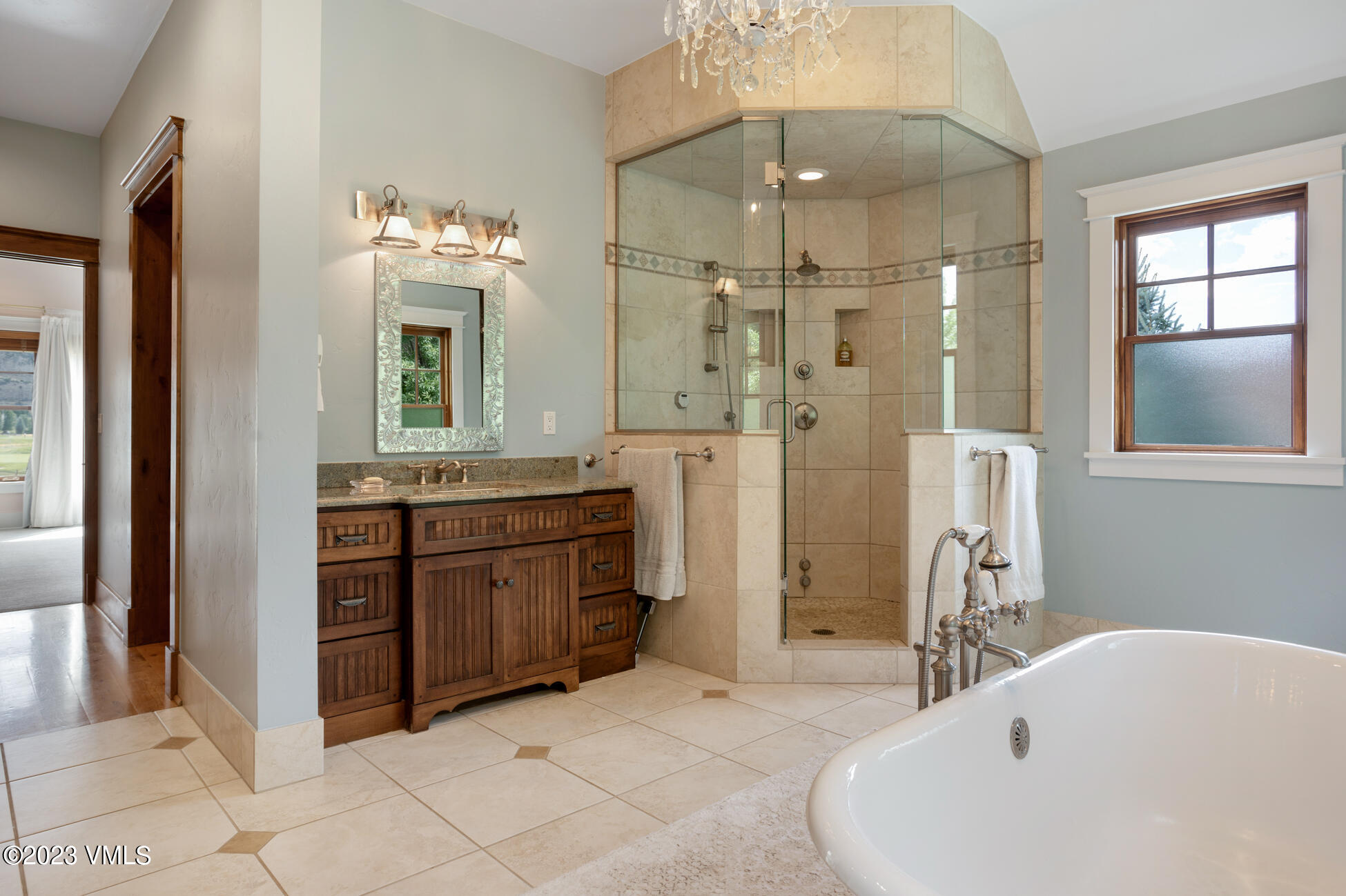 275 Robins Egg Eagle, CO 81631 - Photo 21 of 46 a spacious bathroom with a tub sink and shower