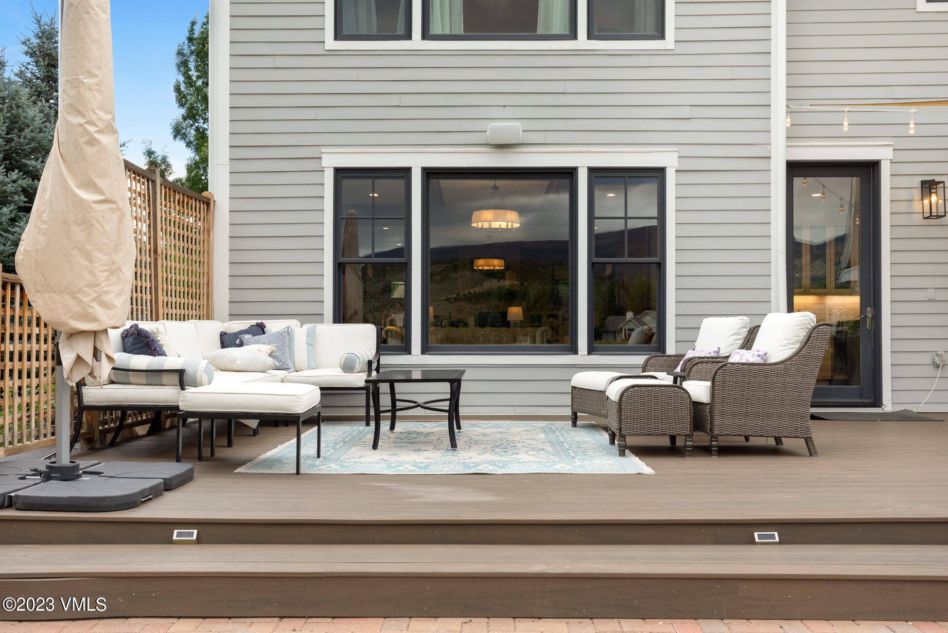 275 Robins Egg Eagle, CO 81631 - Photo 30 of 46 a outdoor space with patio the couches and a dining table with garden view