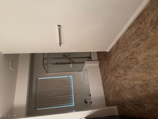 3744 River Heights Lane Logandale, NV 89021 - Photo 7 of 17 A well-appointed bathroom offers a convenient shower-over-tub combination.