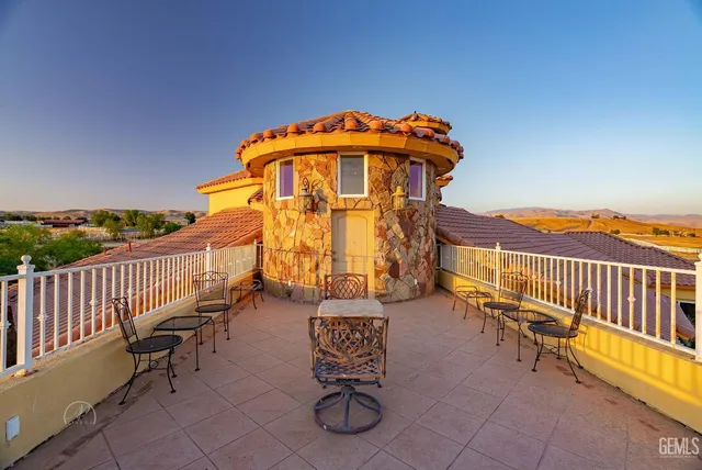 a house view with a street sign
