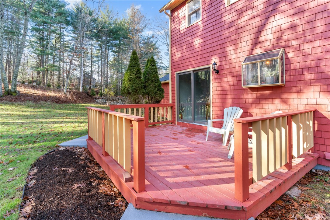 155 Whaley Hollow Road Coventry, RI 02816 - Photo 6 of 31 Back deck is great for grilling!