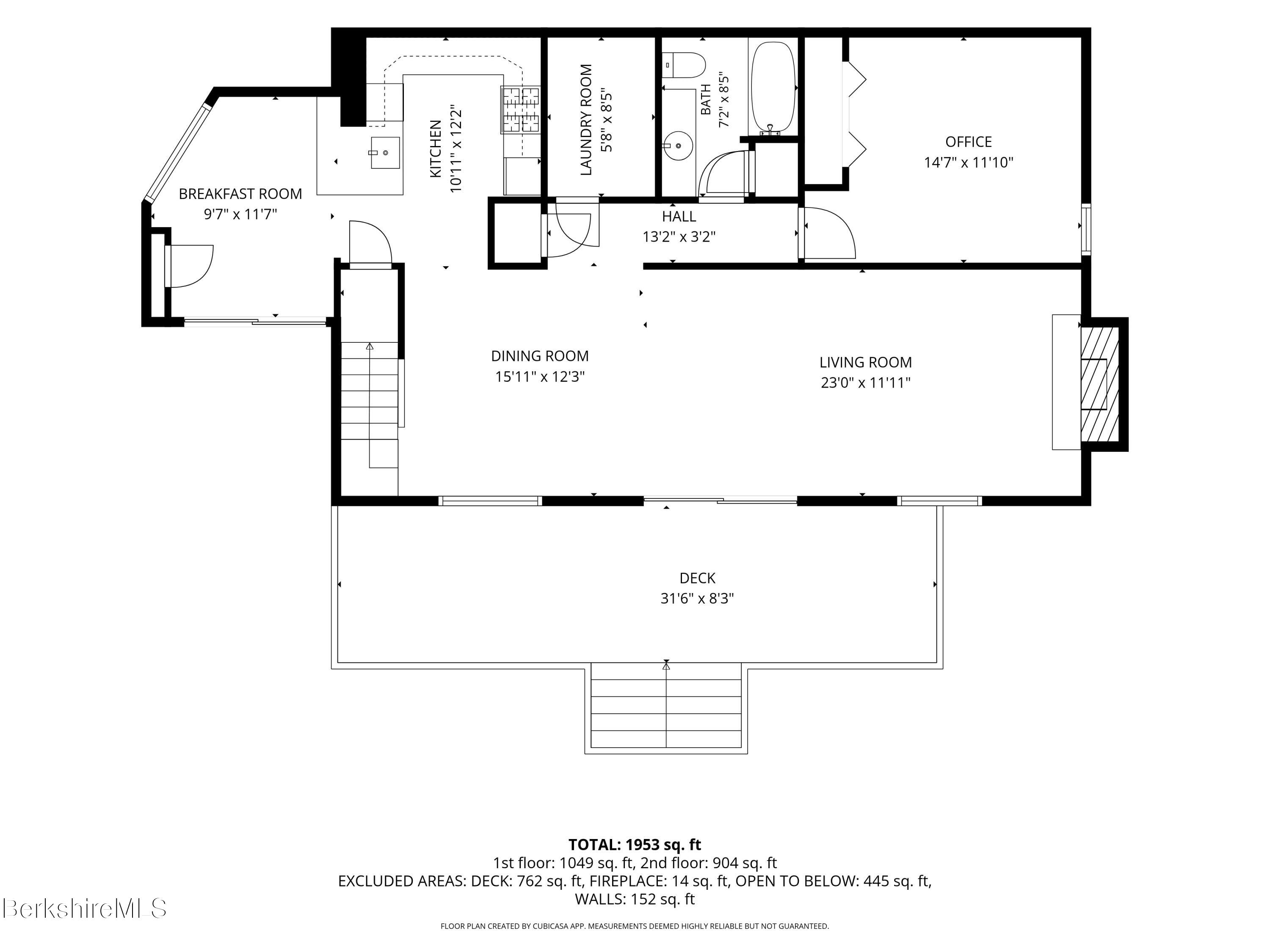236 Hillsdale Road Egremont, MA 01230 - Photo 41 of 43 1st Floor Plans