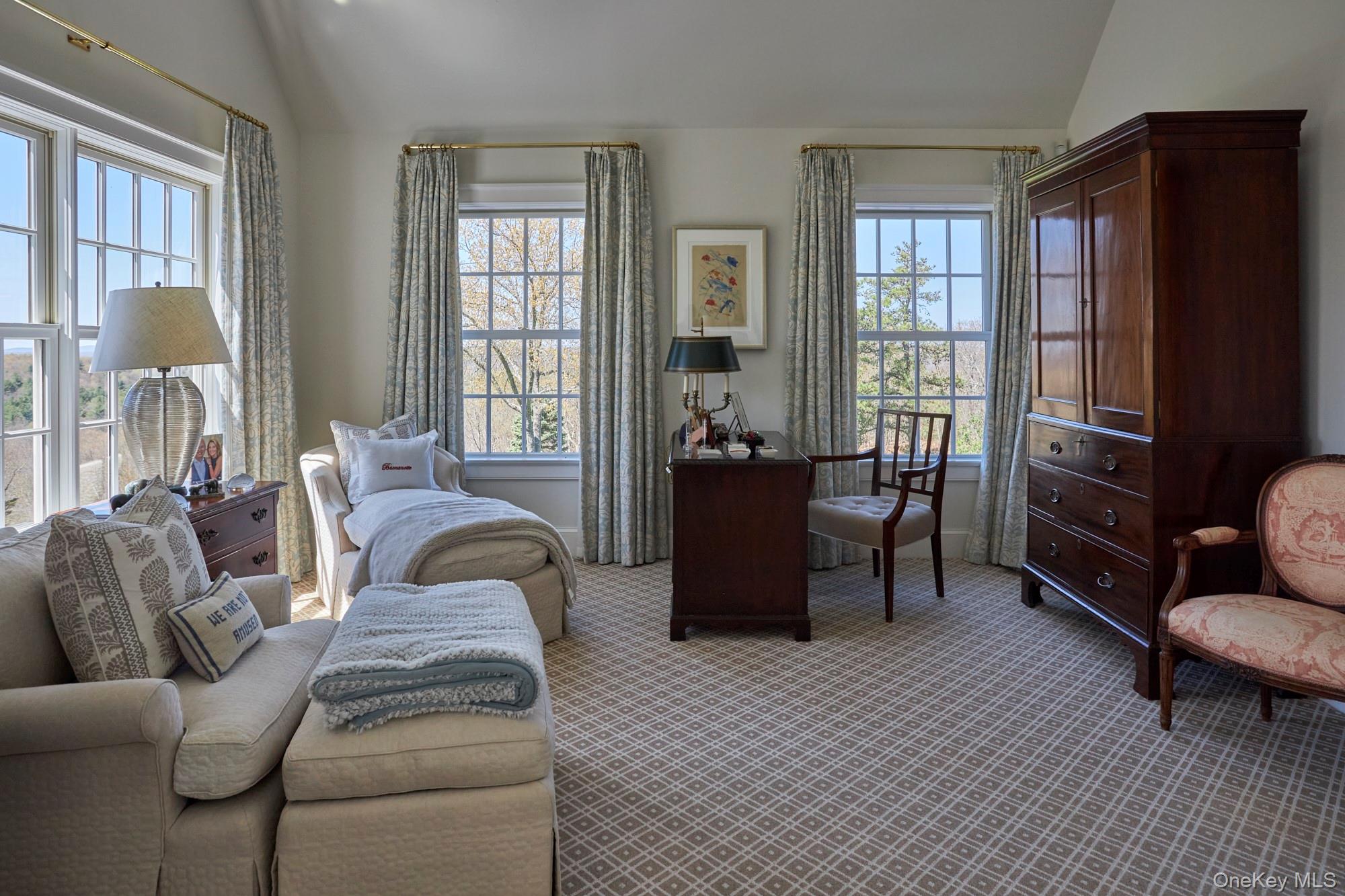 790 Stanford Road Millbrook, NY 12545 - Photo 28 of 50 a living room with furniture a large window and wooden floor