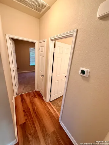 a view of front door