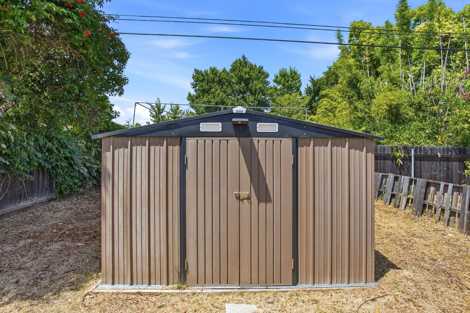 4617 Robertson Avenue Sacramento, CA 95821 - Photo 35 of 37 The 10' X 10' garden shed sits on a cement slab.