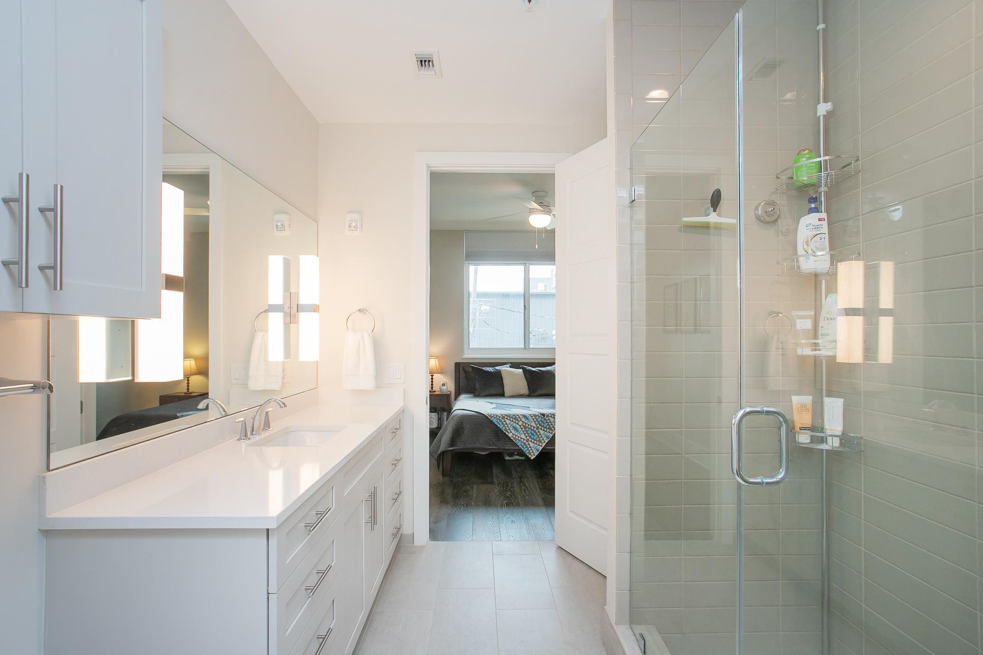 20 Rutledge Street, Unit 211 Nashville, TN 37210 - Photo 18 of 60 Primary bathroom with walk-in shower