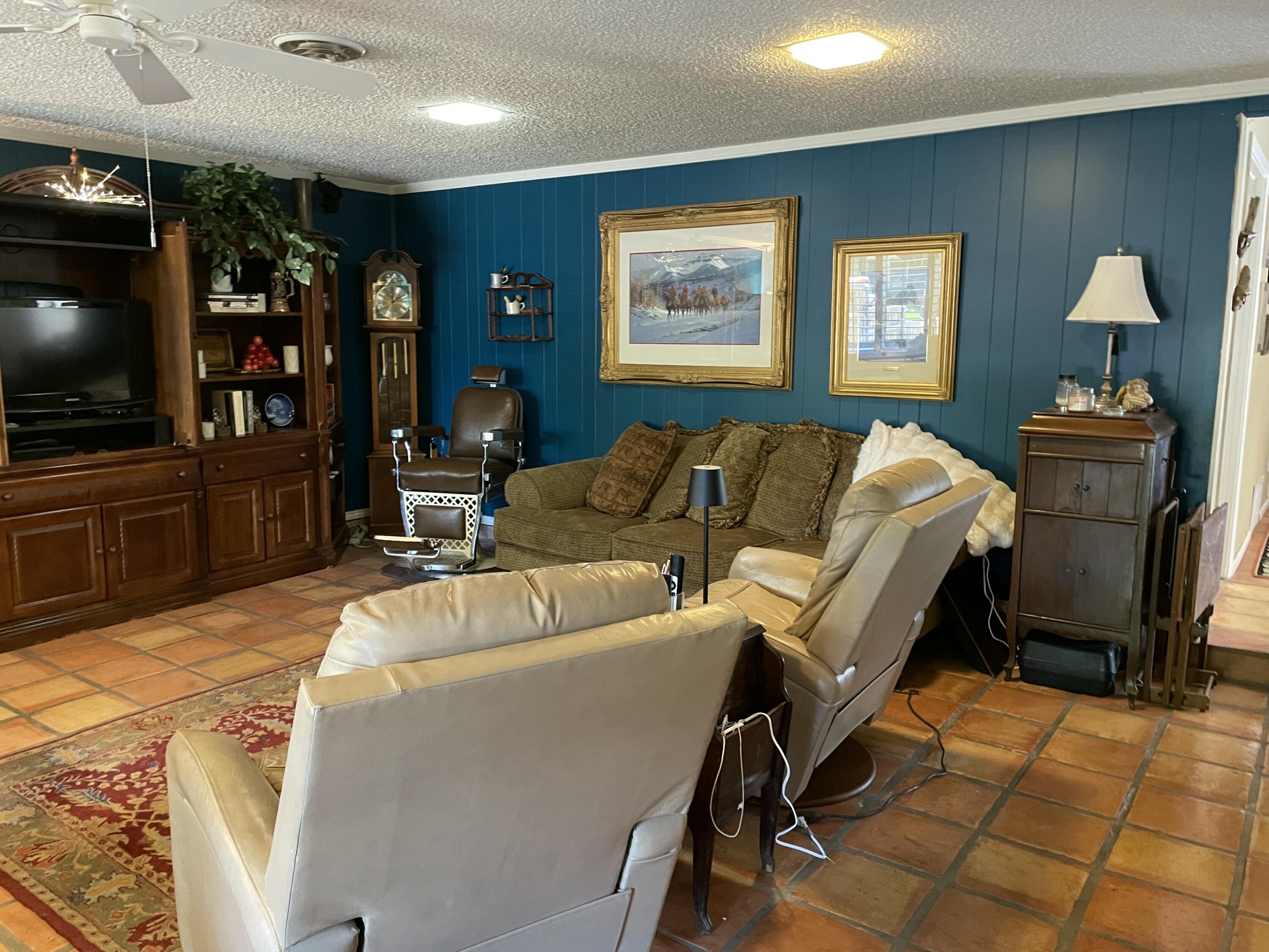 3206 21st Street Lubbock, TX 79410 - Photo 43 of 70 a living room with furniture and a flat screen tv