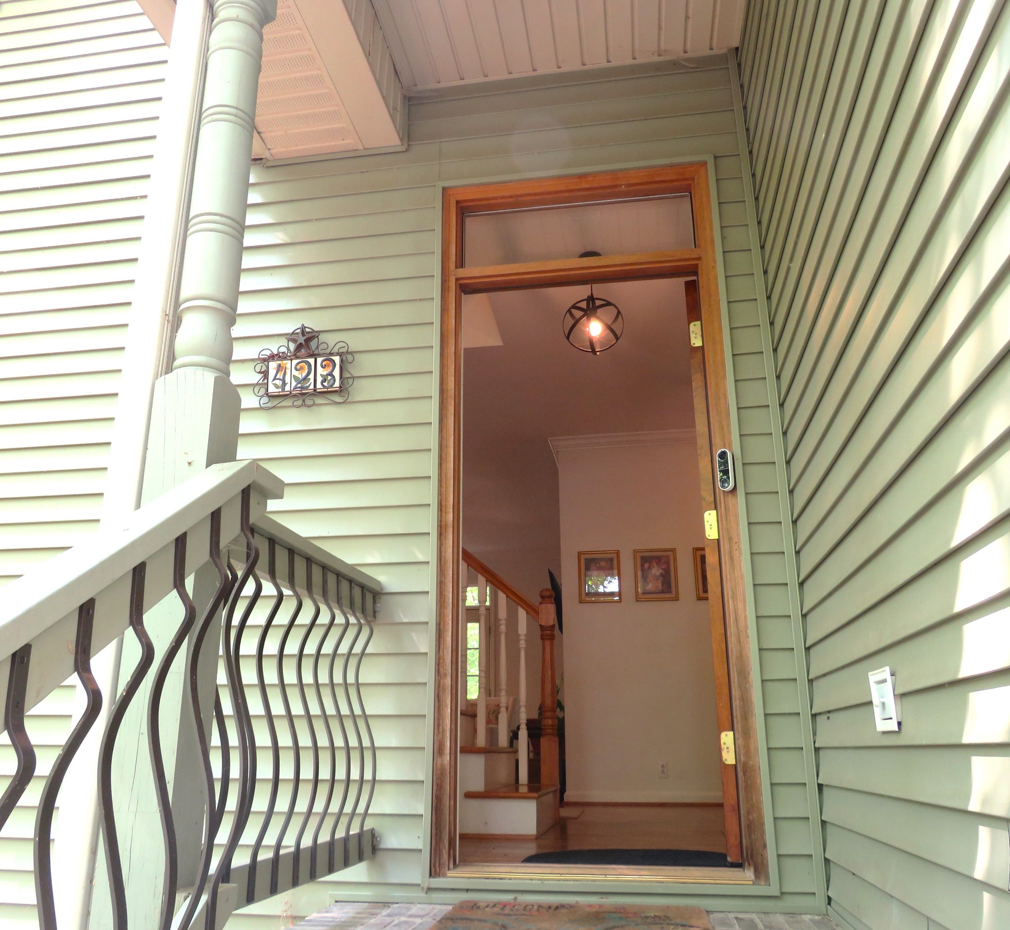 423 Bear Court Monteagle, TN 37356 - Photo 5 of 34 a view of a balcony with a potted plant