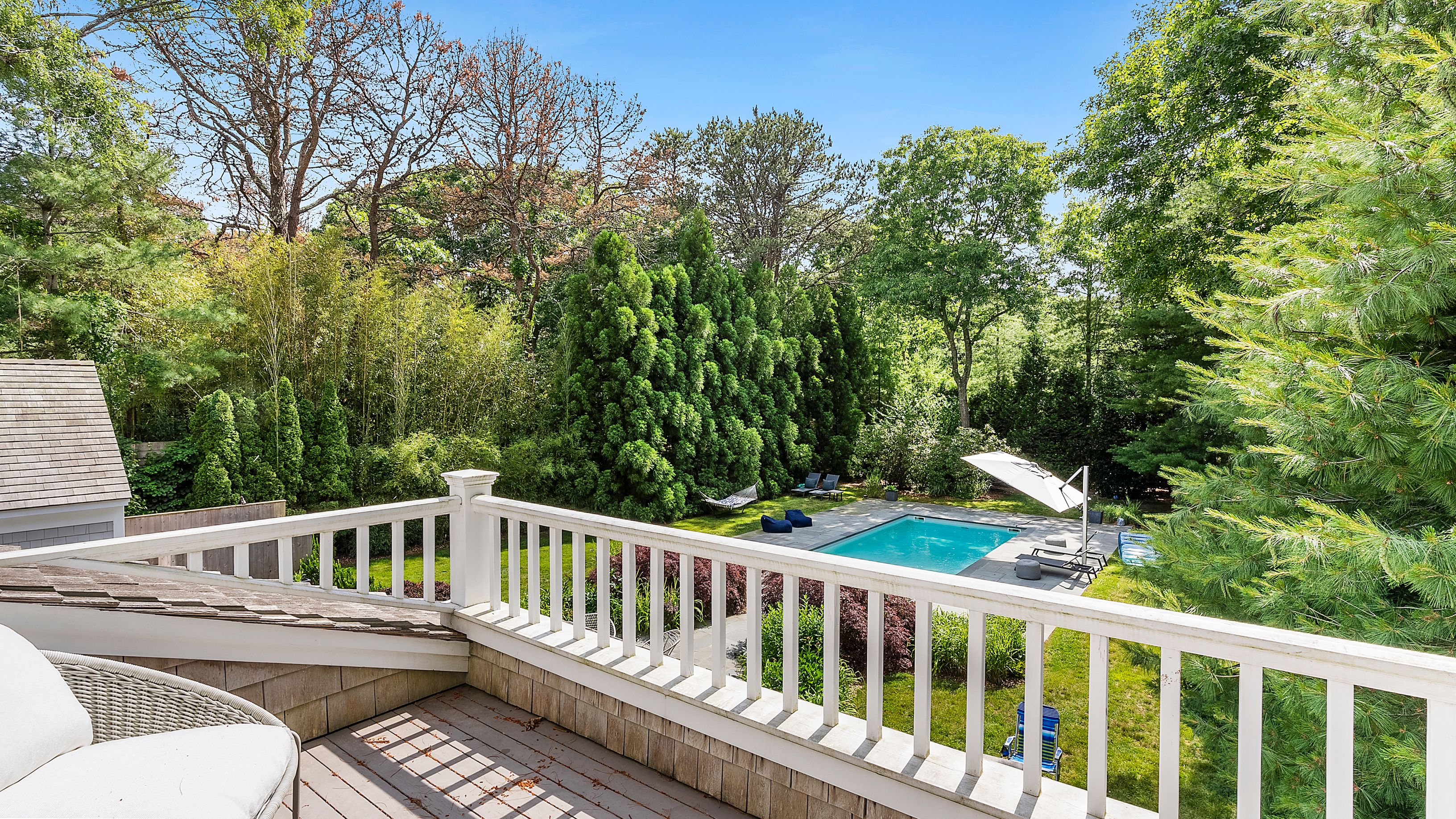 3 Exeter Lane Wainscott, NY 11975 - Photo 12 of 17 Balcony off Primary Bedroom
