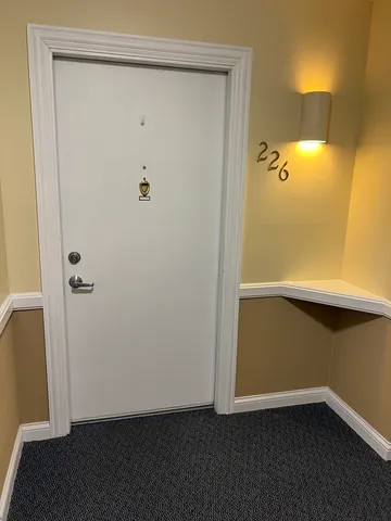 a view of an empty room