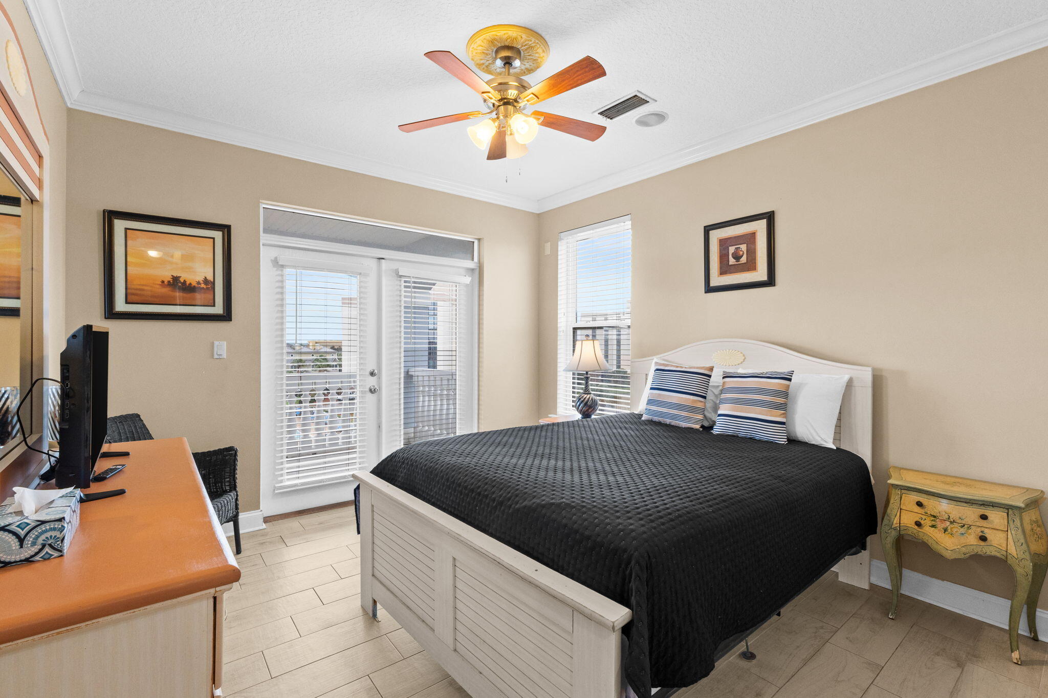 56 Terra Cotta Way Destin, FL 32541 - Photo 41 of 50 a bedroom with a bed and a couch
