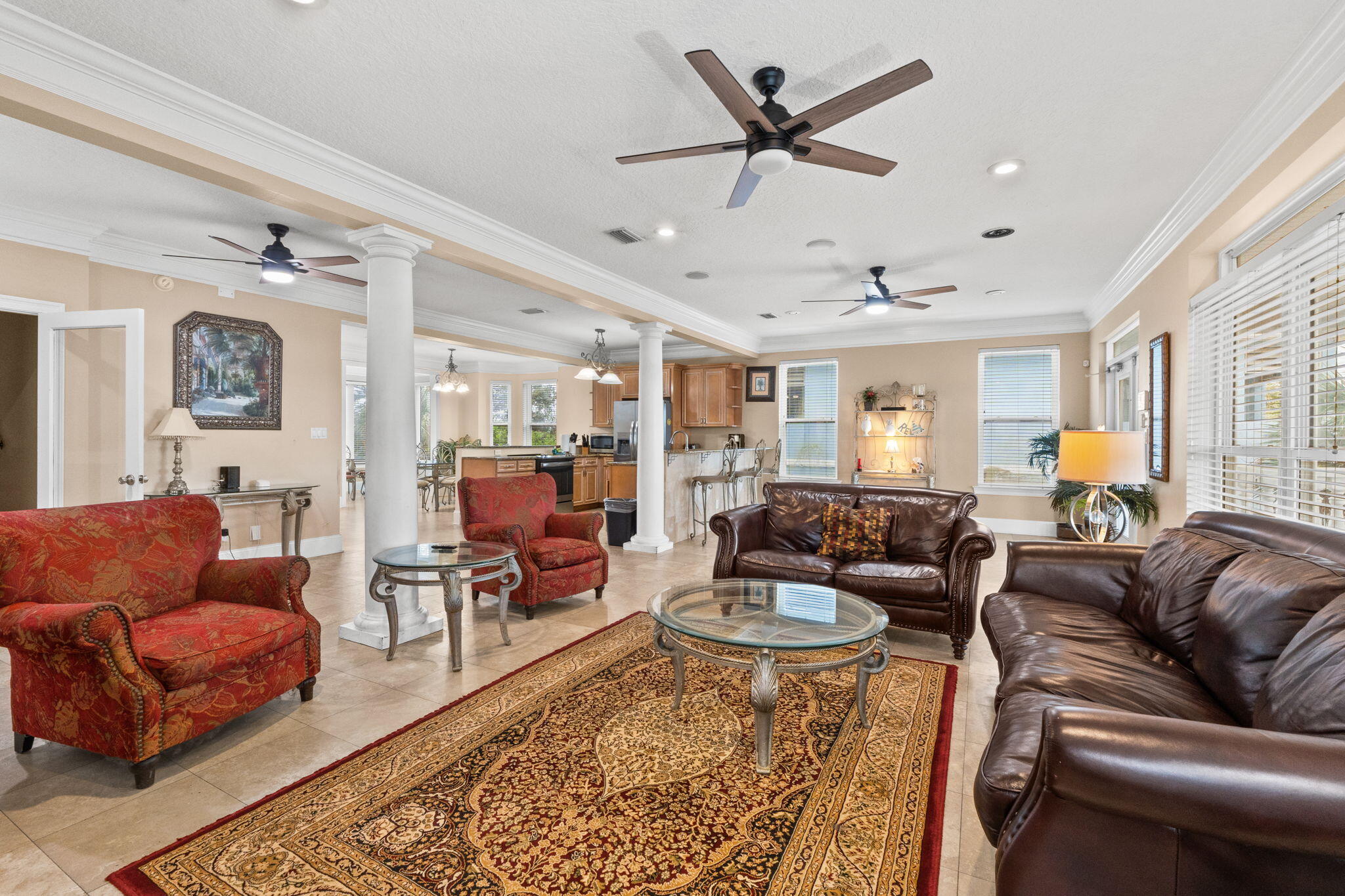 56 Terra Cotta Way Destin, FL 32541 - Photo 9 of 50 a living room with furniture ceiling fan and a rug