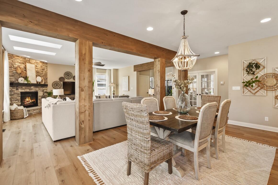 739 Stepping Stone Way Pewaukee, WI 53072 - Photo 19 of 88 Dining Room Open to Kitchen