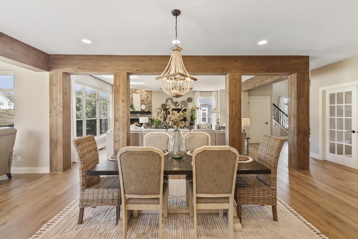 739 Stepping Stone Way Pewaukee, WI 53072 - Photo 22 of 88 Dining Room with Patio Access
