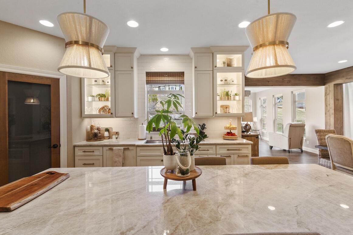 739 Stepping Stone Way Pewaukee, WI 53072 - Photo 36 of 88 Open Concept Kitchen and Living Area