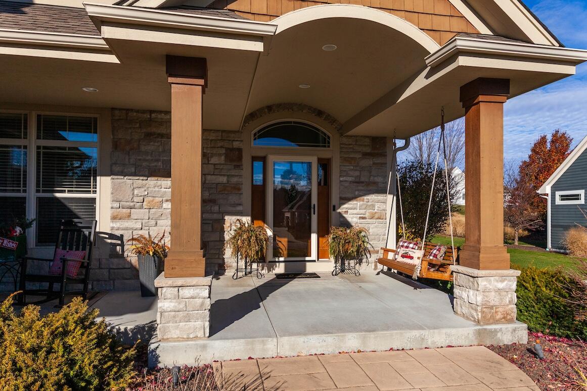 739 Stepping Stone Way Pewaukee, WI 53072 - Photo 4 of 88 Covered Front Entry