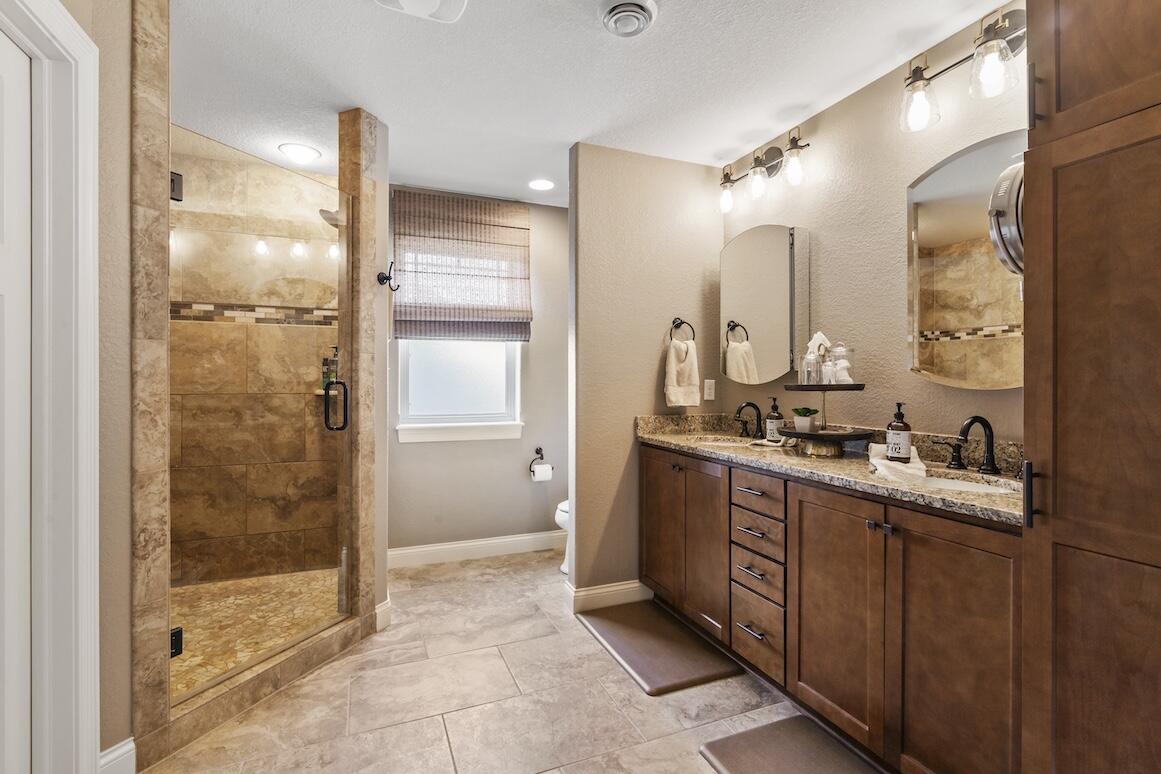 739 Stepping Stone Way Pewaukee, WI 53072 - Photo 56 of 88 Bathroom 2 - Dual Vanity & Shower