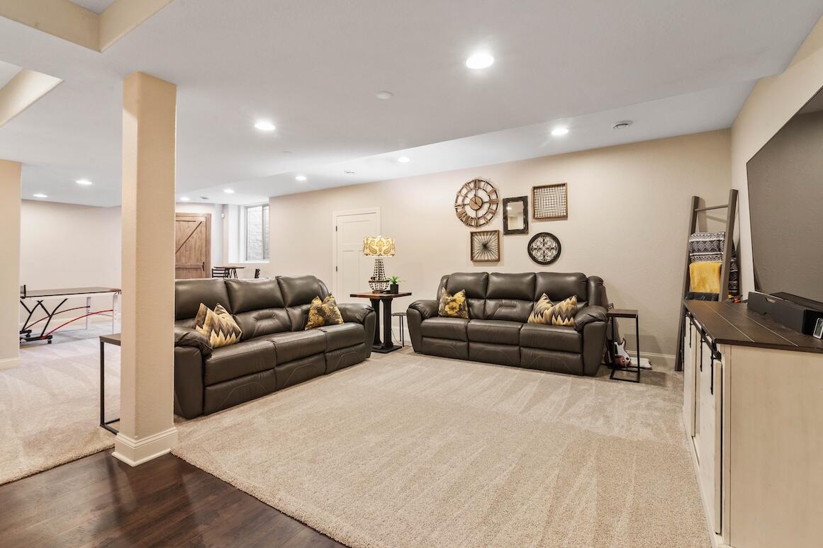 739 Stepping Stone Way Pewaukee, WI 53072 - Photo 65 of 88 Basement Living Room