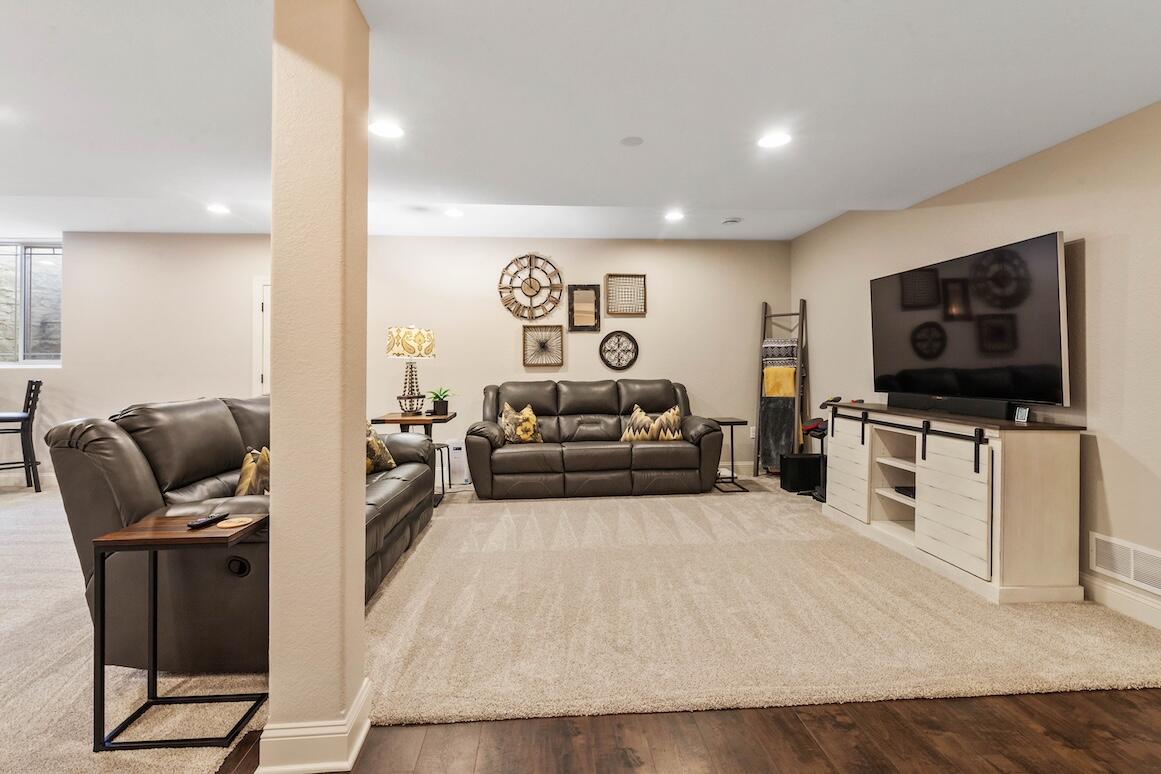 739 Stepping Stone Way Pewaukee, WI 53072 - Photo 67 of 88 Basement Media / Living Area