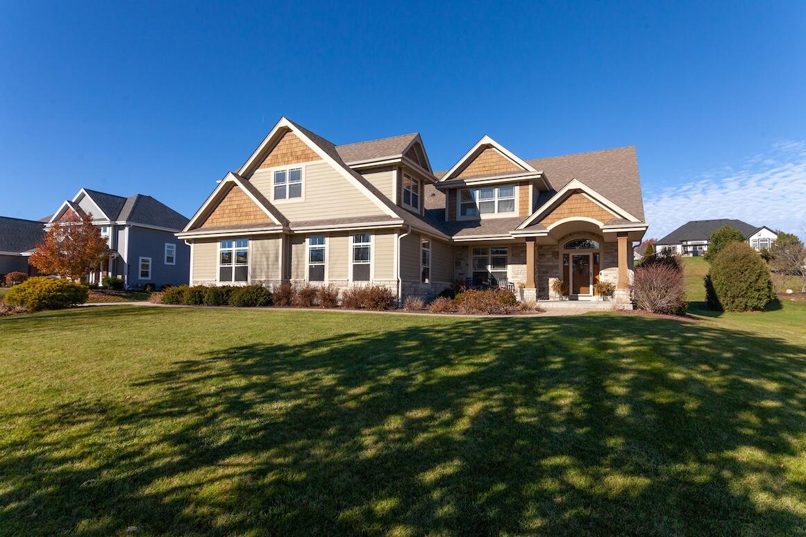 739 Stepping Stone Way Pewaukee, WI 53072 - Photo 74 of 88 Front Exterior from Lawn