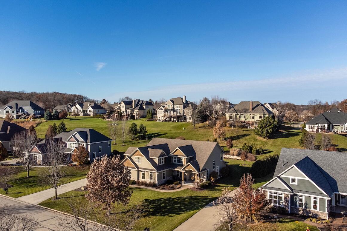739 Stepping Stone Way Pewaukee, WI 53072 - Photo 85 of 88 Aerial View of Neighborhood