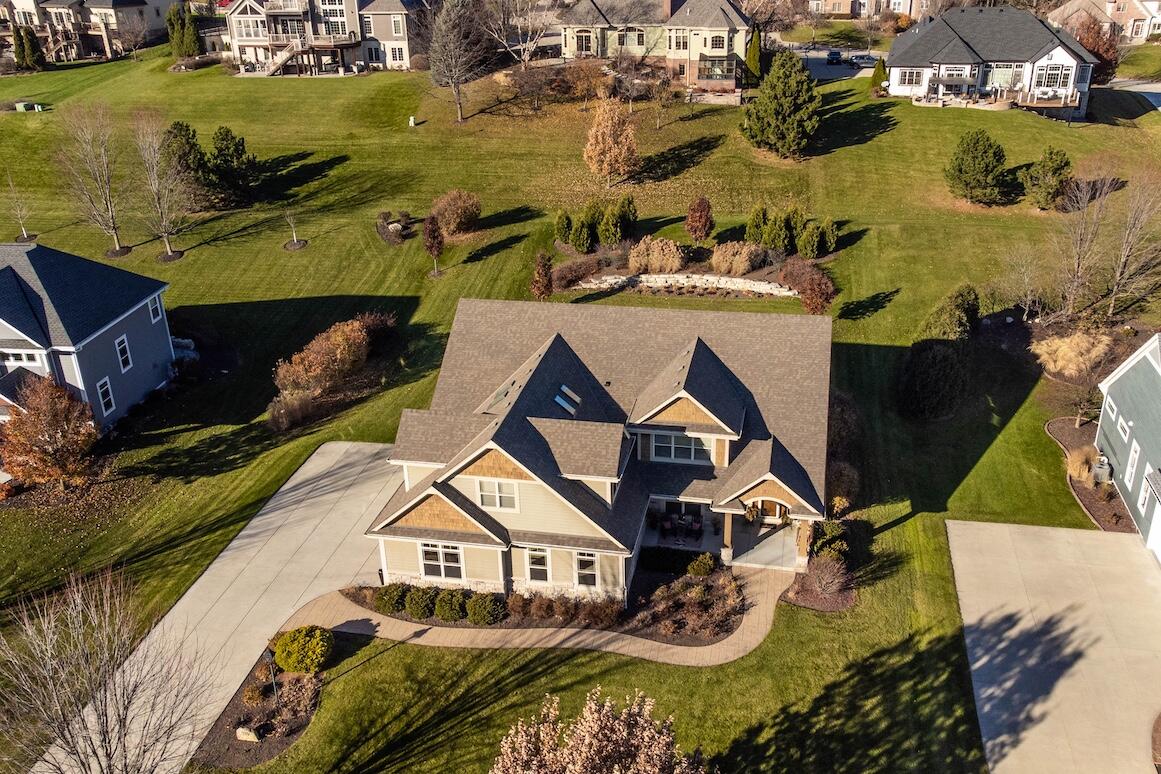 739 Stepping Stone Way Pewaukee, WI 53072 - Photo 86 of 88 Aerial View of Property