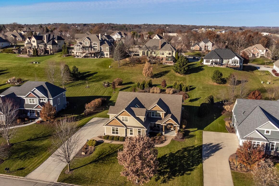 739 Stepping Stone Way Pewaukee, WI 53072 - Photo 87 of 88 Aerial View of Neighborhood