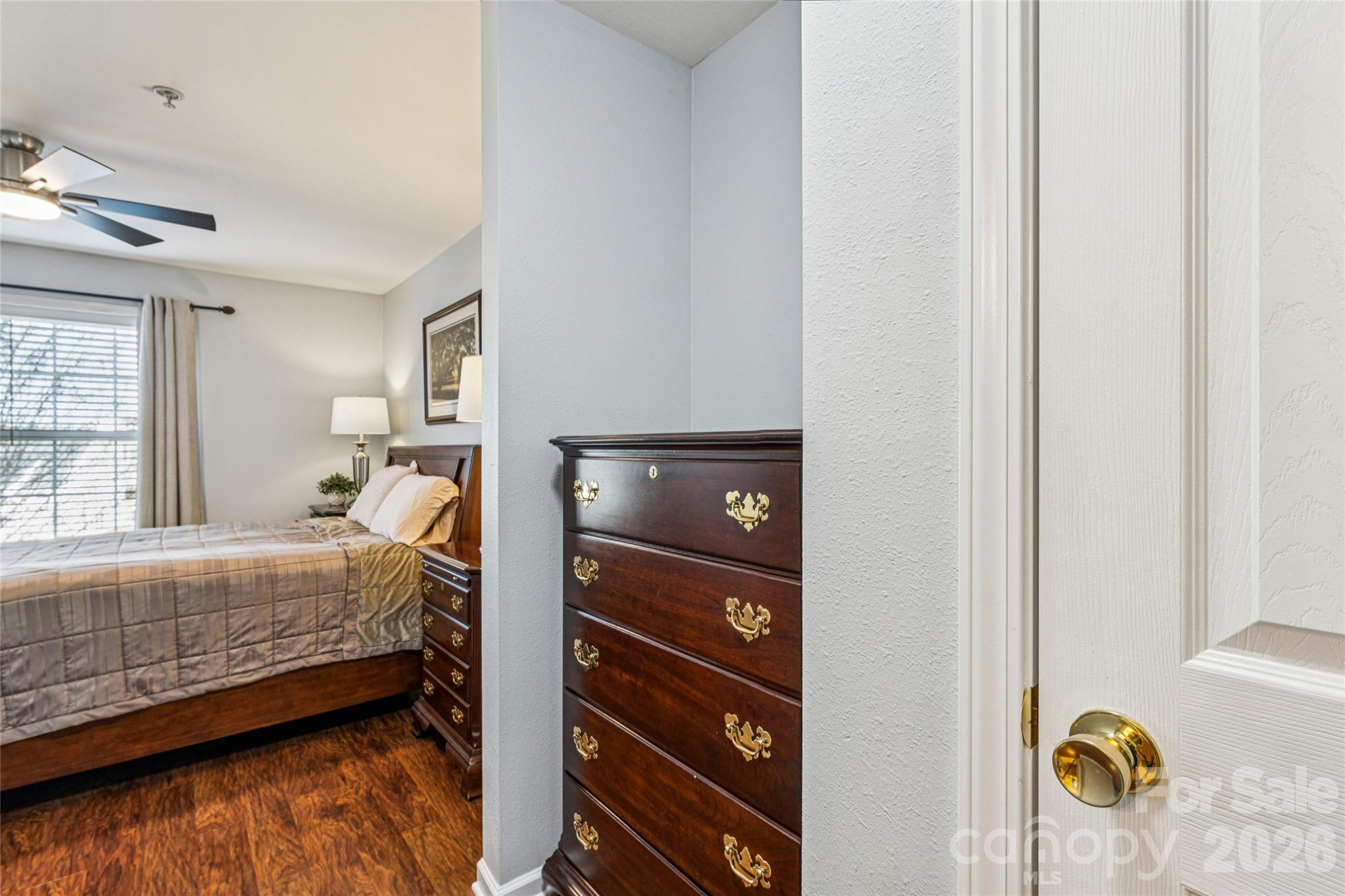 3956 Town Center Road Harrisburg, NC 28075 - Photo 25 of 47 a bedroom with a bed and a tv