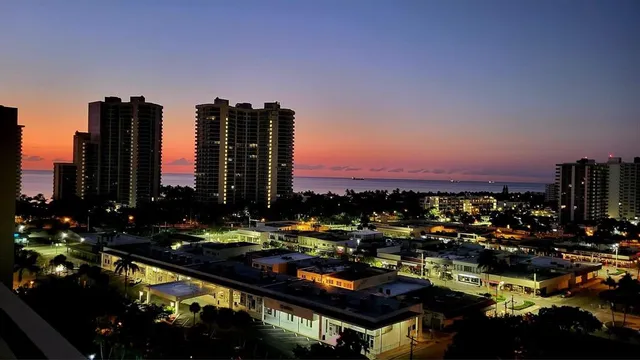 a city view with a lake view