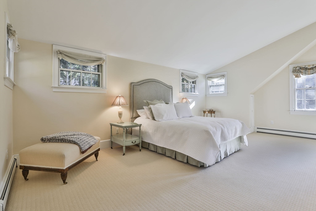 32 Columbine Road Milton, MA 02186 - Photo 24 of 40 a spacious bedroom with two beds and painting on the wall