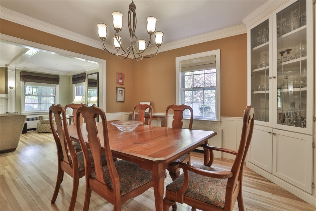 32 Columbine Road Milton, MA 02186 - Photo 7 of 40 a view of a dining room with furniture window and wooden floor