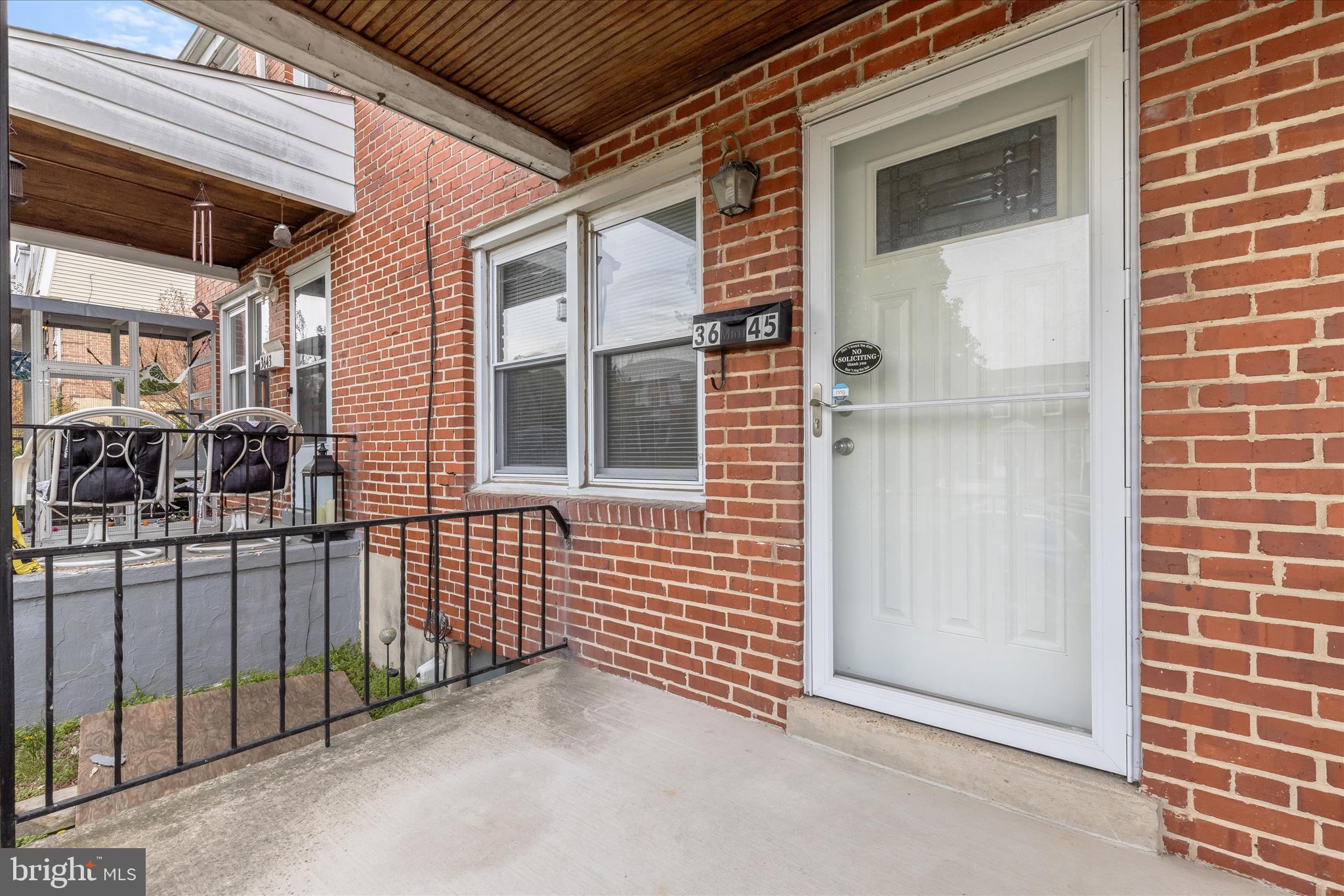 3645 Clarenell Road Baltimore, MD 21229 - Photo 4 of 43 Covered Front Porch