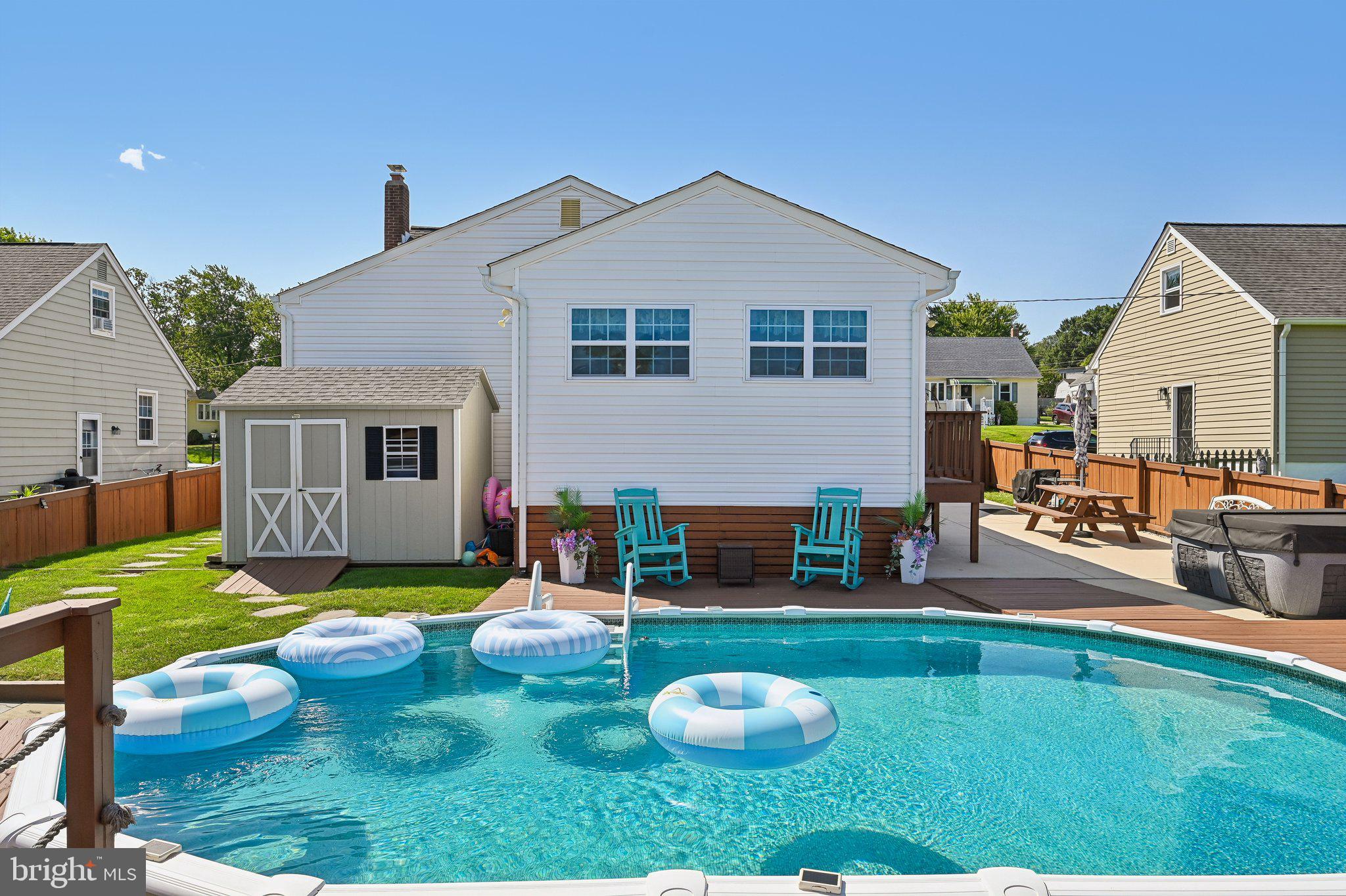 1248 June Road Baltimore, MD 21227 - Photo 56 of 80 Charming backyard oasis with pool.