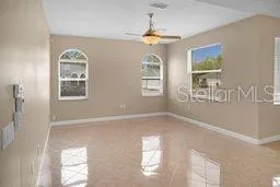 a view of an empty room with window