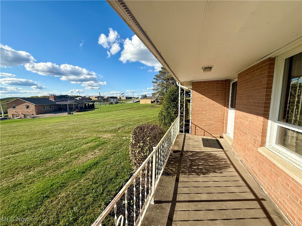 248 Scio Road Carrollton, OH 44615 - Photo 21 of 33 View of balcony