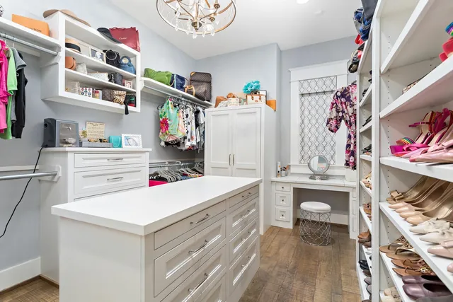 a room with storage and utility