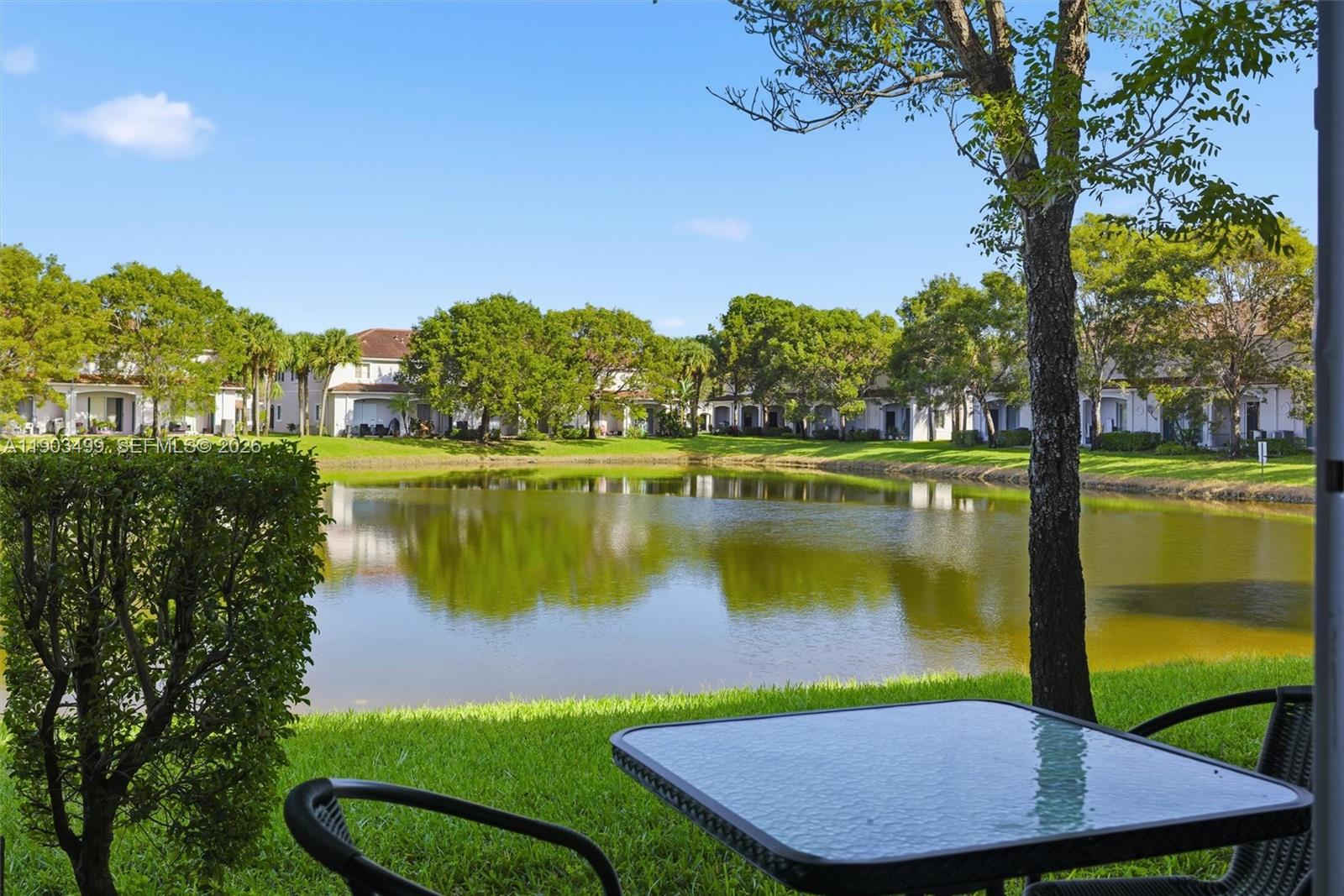 8231 Southwest 29th Street Miramar, FL 33025 - Photo 20 of 53 a view of a lake with houses in the background
