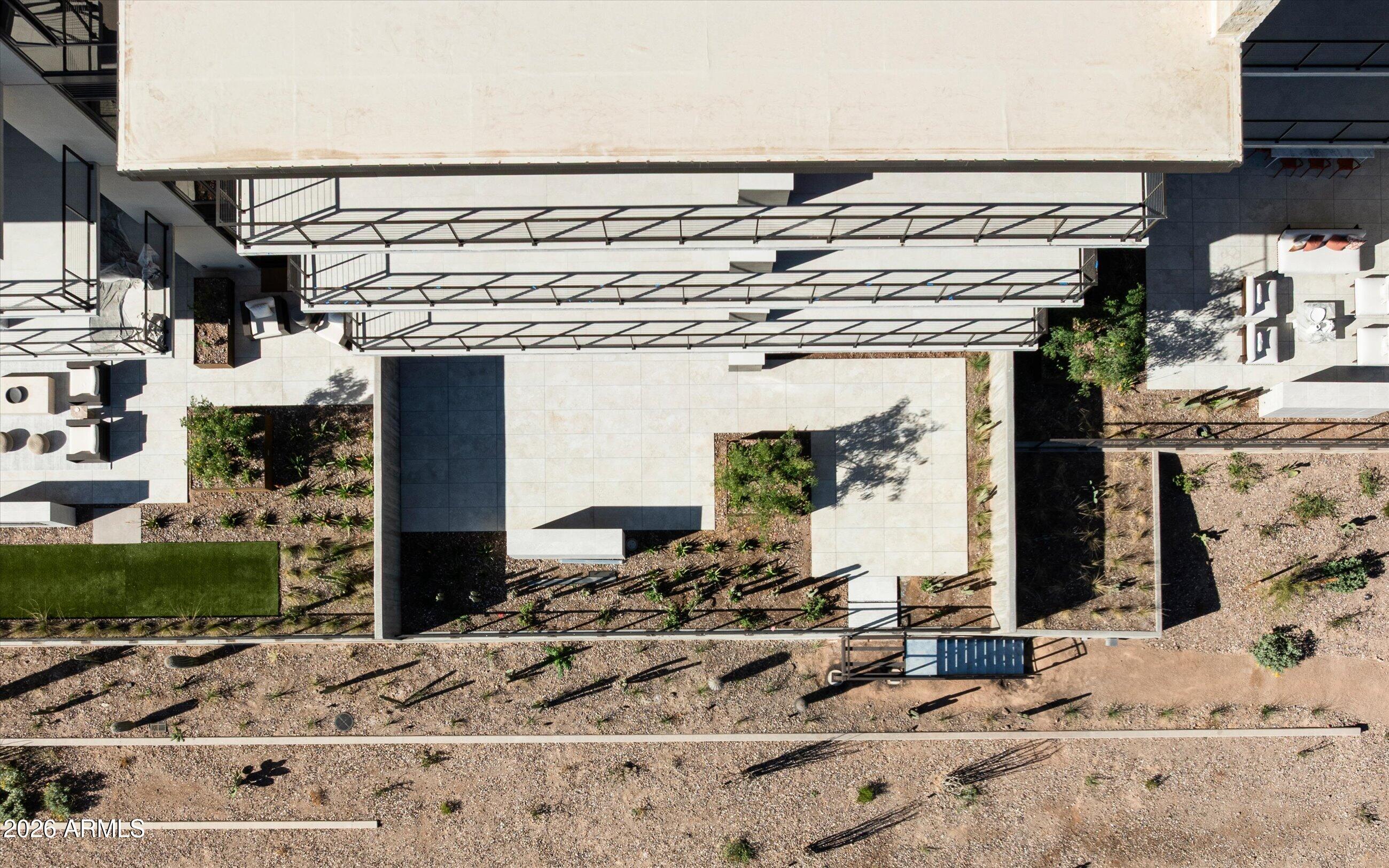 4849 North Camelback Ridge Road, Unit B104 Scottsdale, AZ 85251 - Photo 29 of 43 Aerial of Private Patio