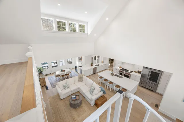 an aerial view of residential house with outdoor space