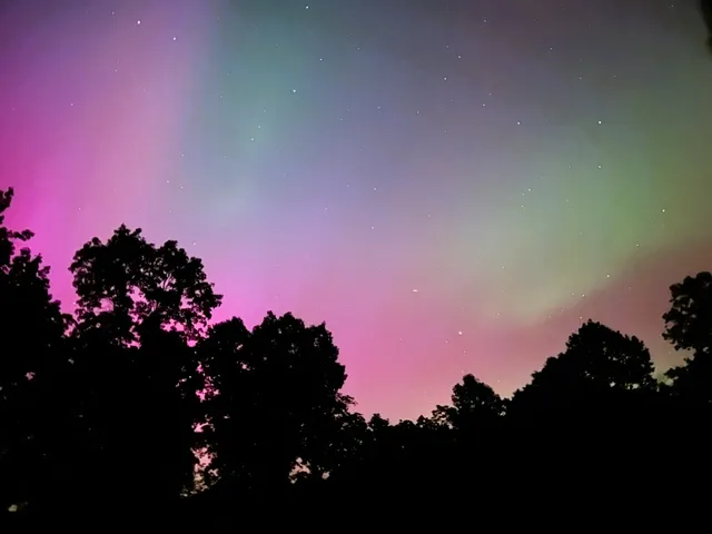 a view of a yard with an outdoor seating