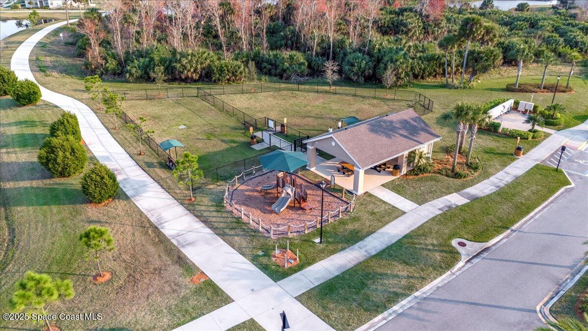 3379 Ribbon Grass Drive Melbourne, FL 32940 - Photo 56 of 62 an aerial view of a house having outdoor space