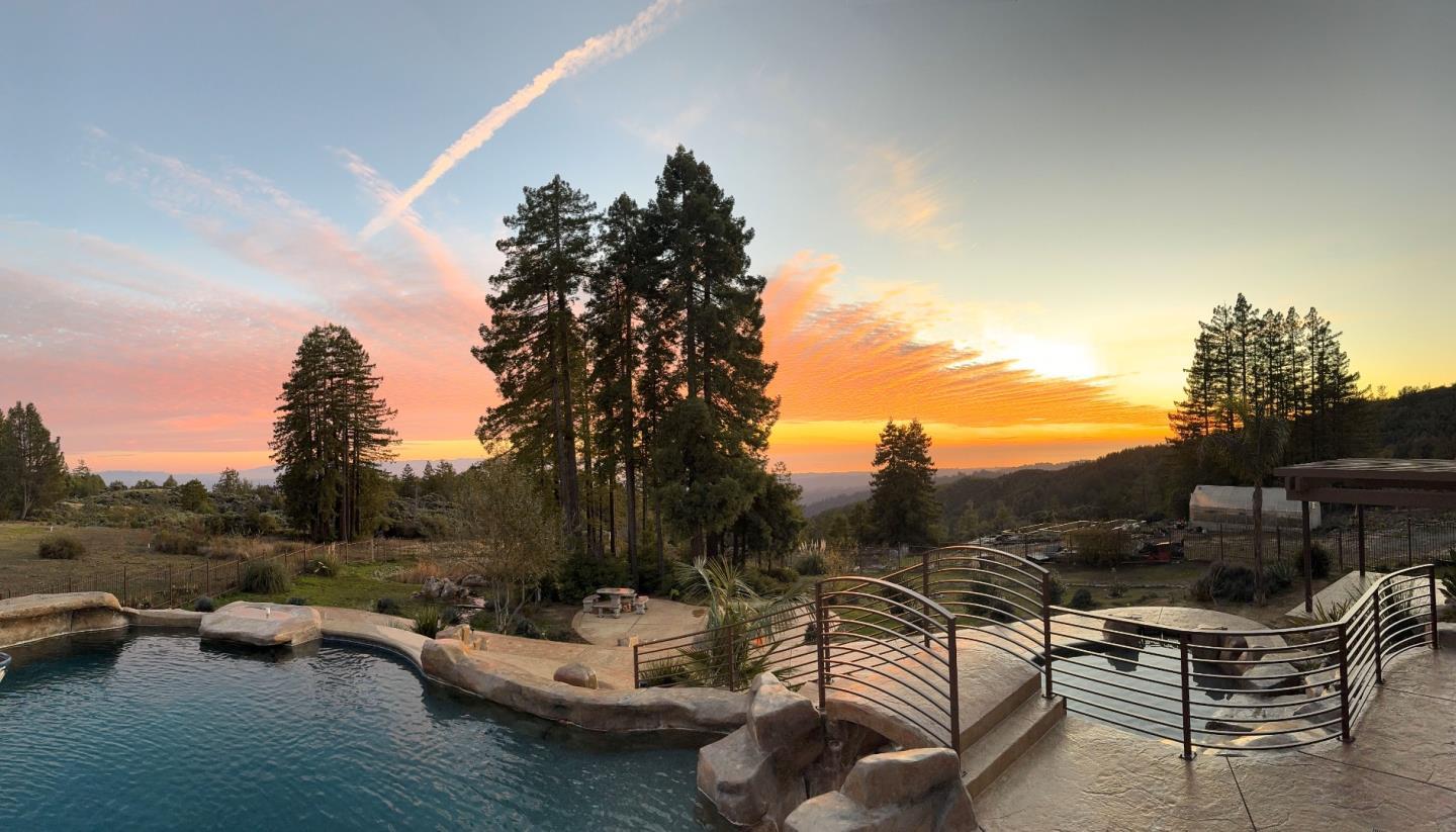 1061 Summit Road Watsonville, CA 95076 - Photo 4 of 83 a view of a patio with swimming pool and sitting area