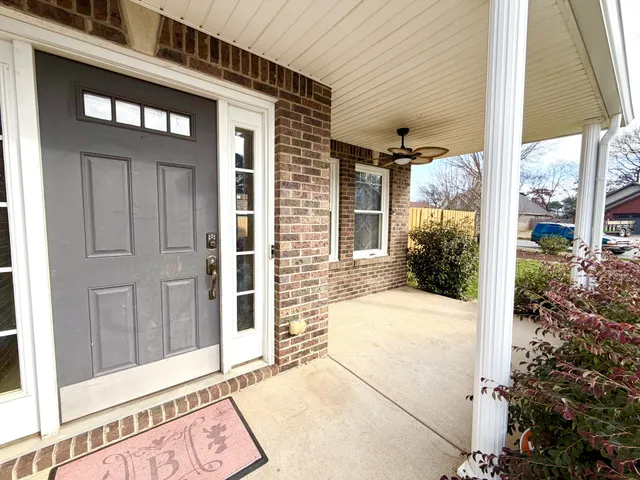 a view of a house with a outdoor space