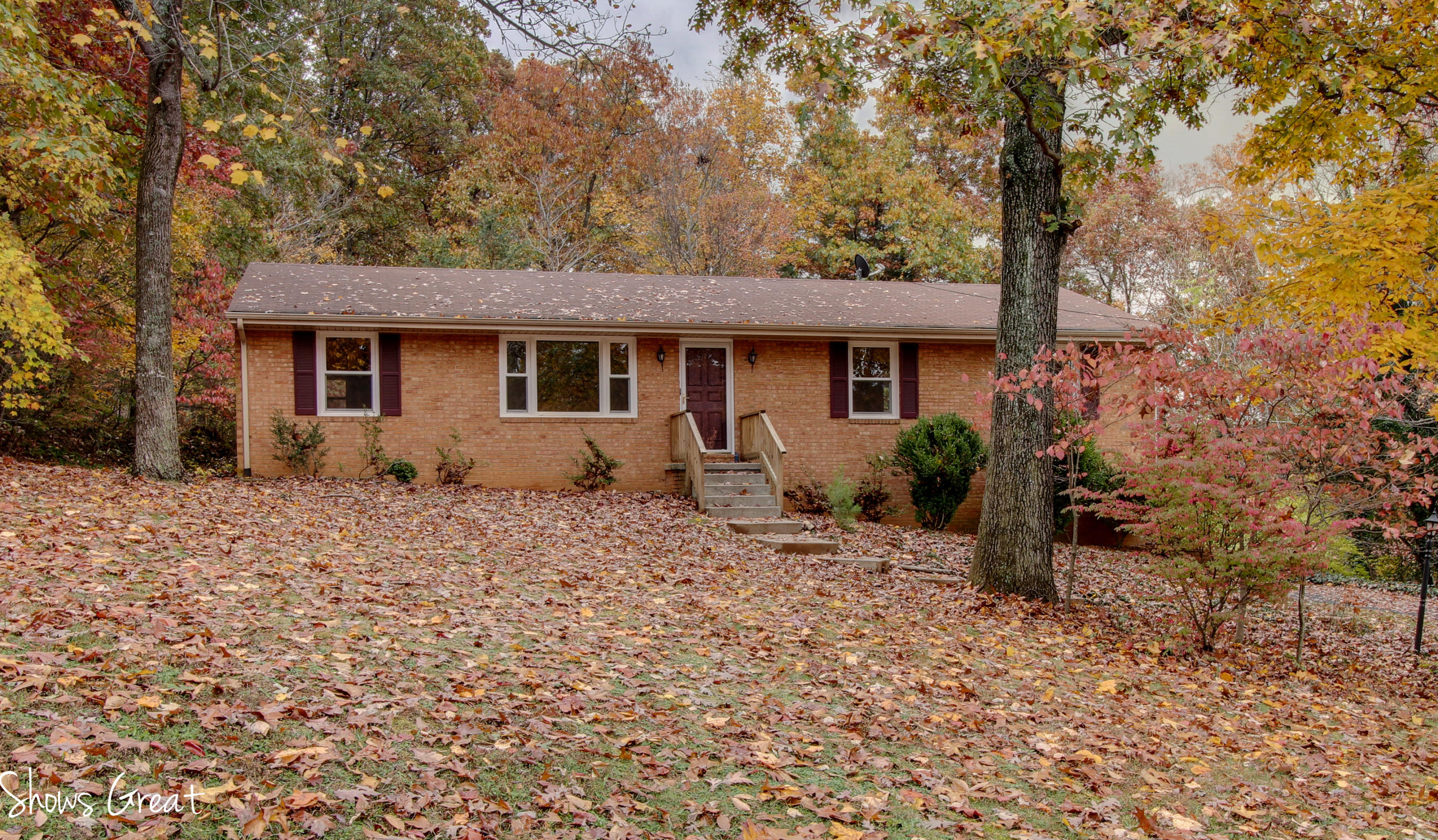36 Spruce Lane Blue Ridge, VA 24064 - Photo 33 of 35 front view of house with a trees