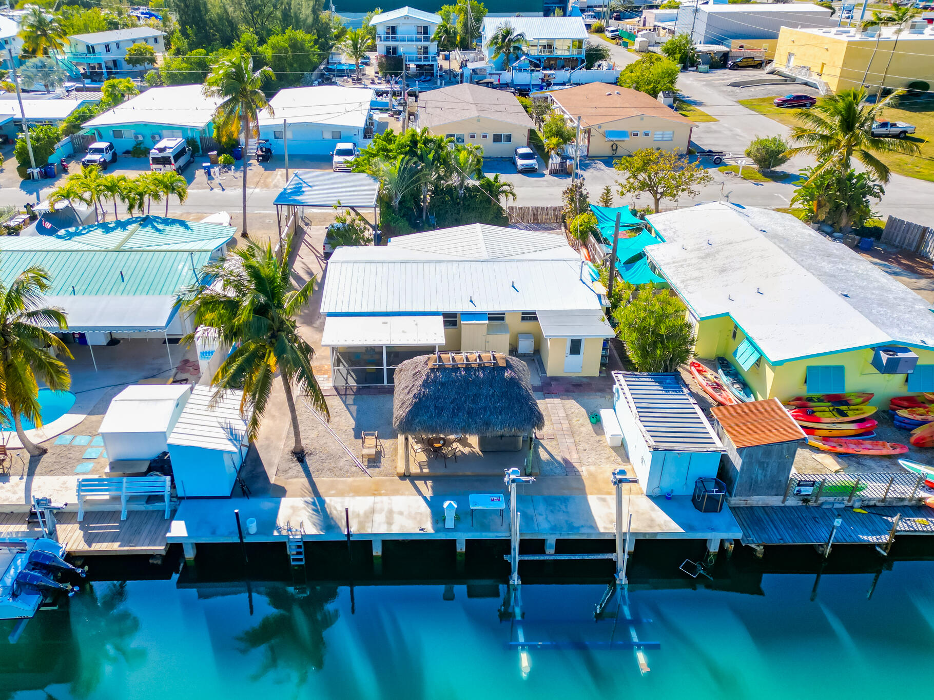 234 49th Street Marathon, FL 33050 - Photo 9 of 52 an aerial view of a houses with yard